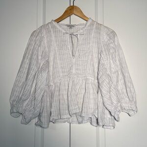 American Eagle White Women's Blouse